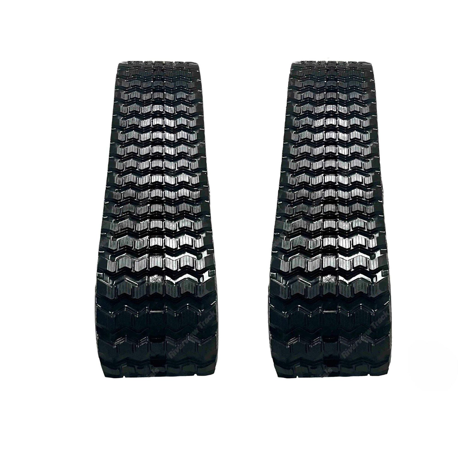 250x72x52 Rubber Tracks (Set of 2) ZigZag Tread For Bobcat T110 & Gehl TR105
