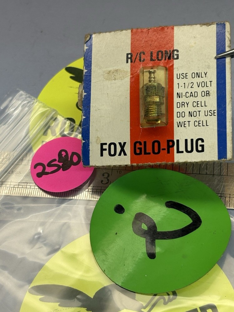 FOX R/C LONG GLOW PLUG  NEW / UNIVERSAL 2 OR 4 CYCLE