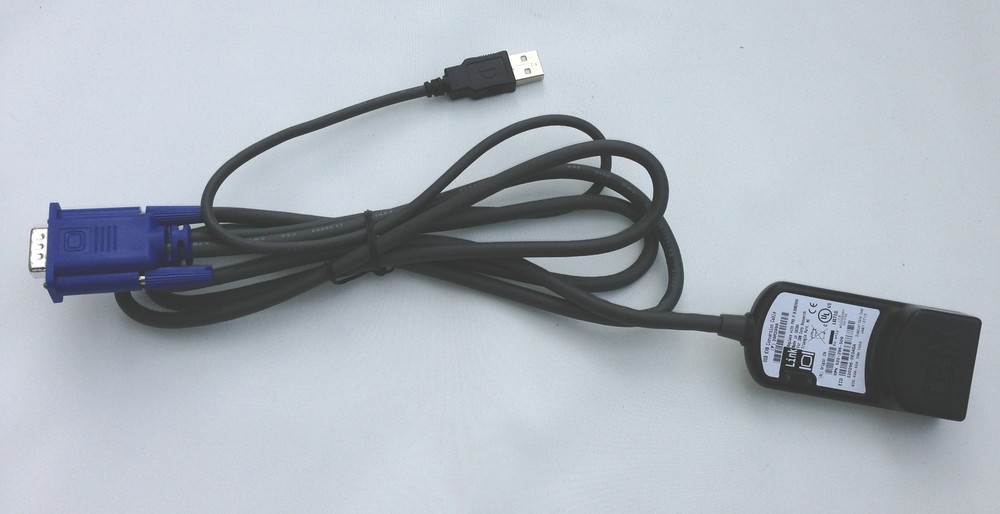 NEW IBM USB 250mm KVM Switch Conversion Cable Adapter Module SIM 39M2899 39M2909