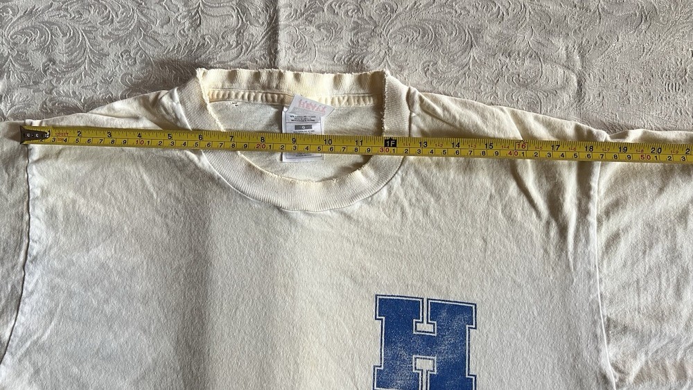 Vintage 90s Huntington Blue Devils L Tee