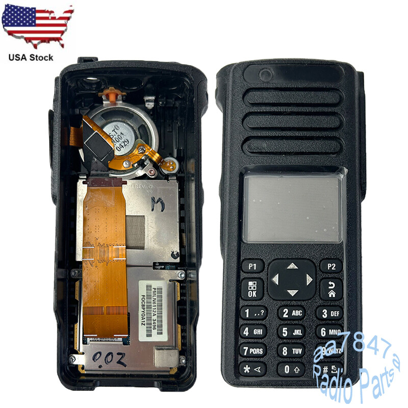 XPR 7550 Housing Case With LCD & Keyboard Flex Cable Speaker For XPR7550 Radio