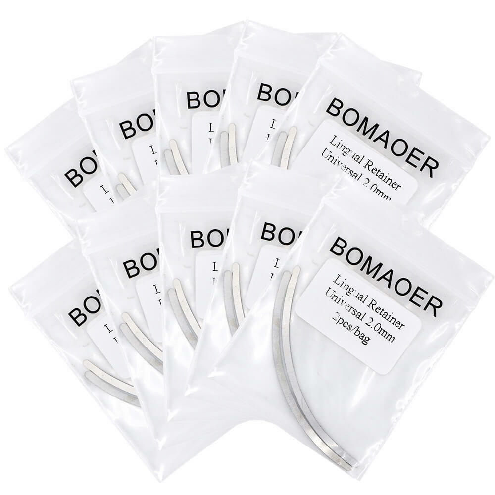 Dental orthodontic lingual retainer bonding splints size universal 5 pack
