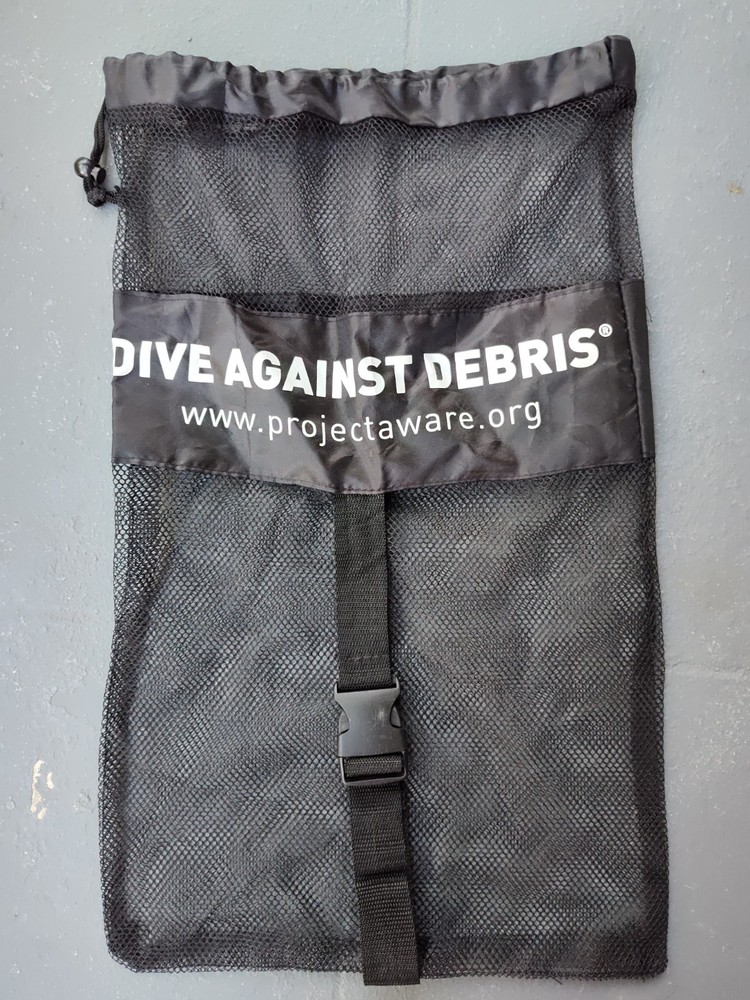 Dive Against Debris Project Aware Mesh Bag with Drawstring Opening