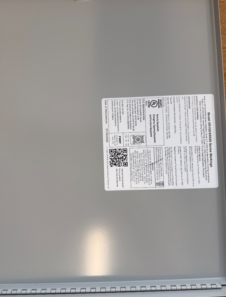 DMP Network XR550NL-G Control Panel - Large - Gray Enclosure