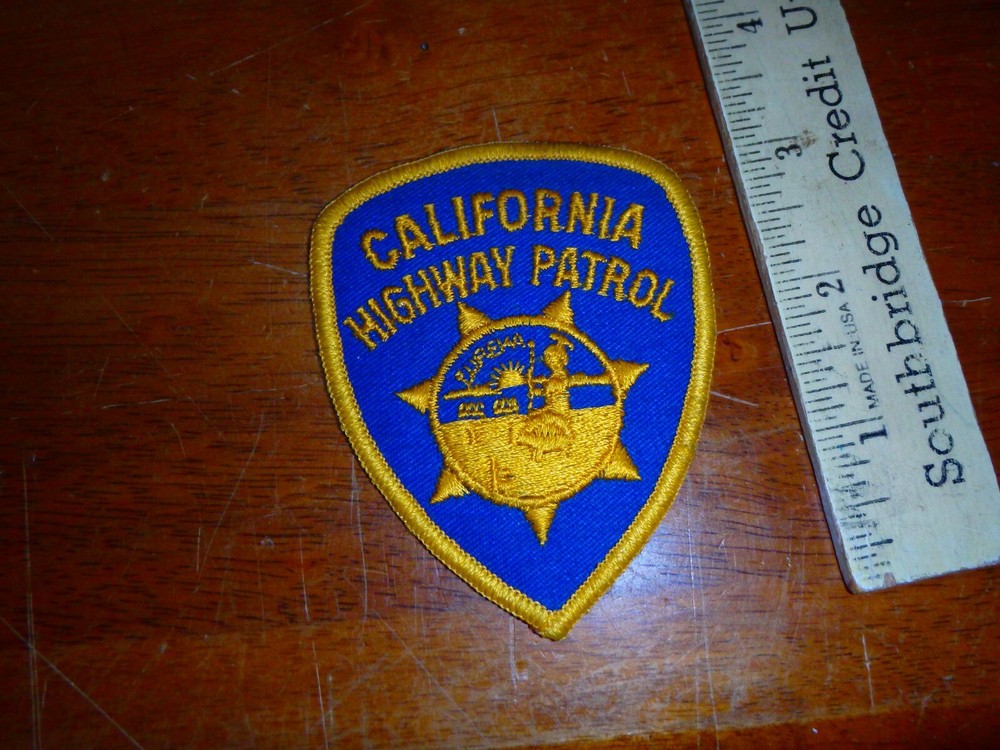CALIFORNIA STATE TROOPER  VEST OBSOLETE PATCH BX AA #6