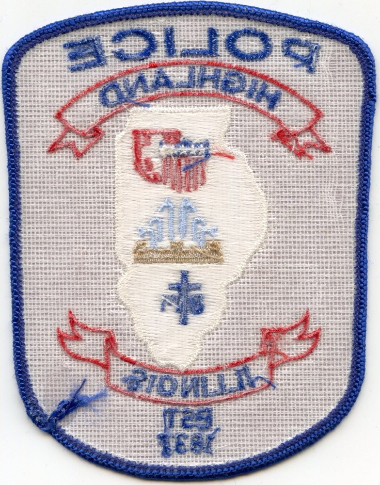 HIGHLAND ILLINOIS POLICE PATCH