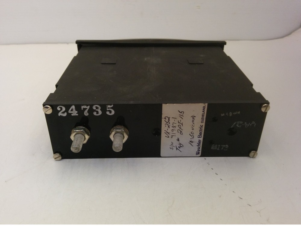 WESTINGHOUSE VX-252 PANEL METER, -13.7 TO +75