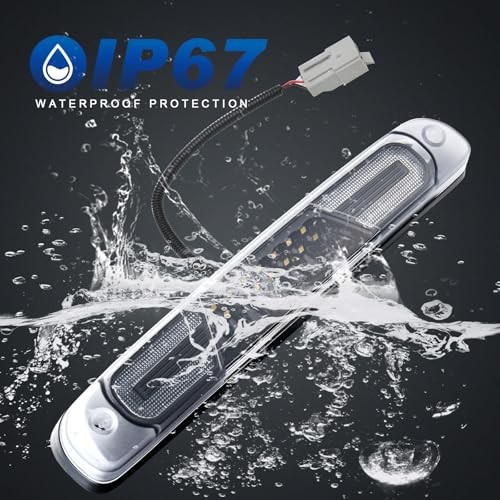 F1 Style Strobe LED 3rd Third Brake Light (1999-2016)-White Clear Len-B Model