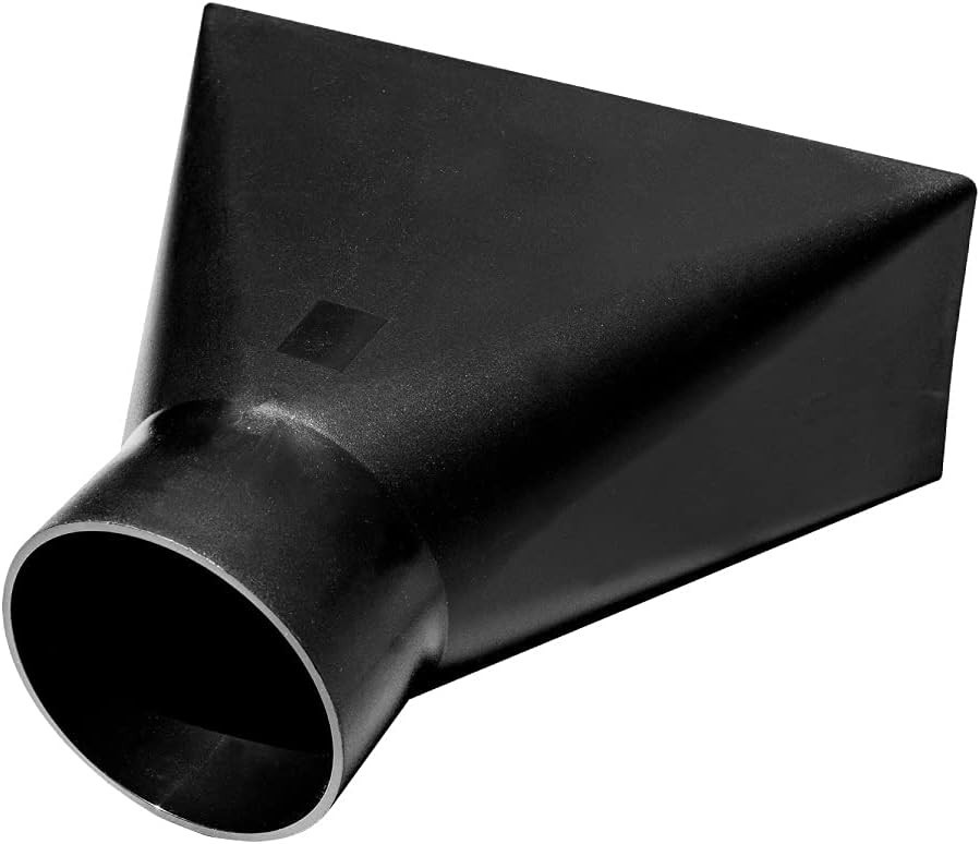 POWERTEC 70151 Dust Hood Rectangular Shape, Funneled 4-Inch Fitting By 10-Inc...