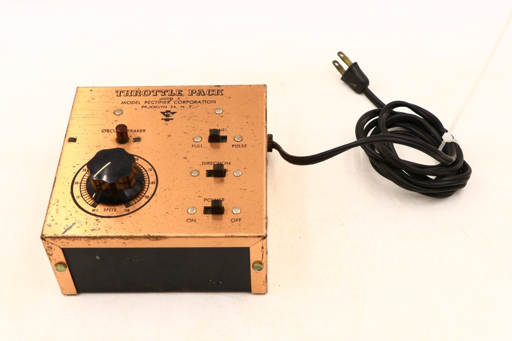 Model Rectifier Corp. Throttle Pack Train Railroad Control Transformer Model 3