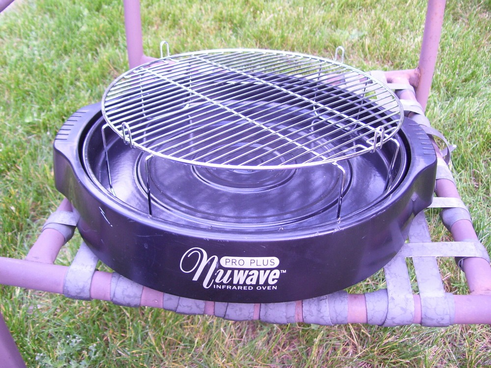 NuWave Pro Plus Oven Model 20601 Replacement Base & Pan & 3" Rack VERY GOOD +