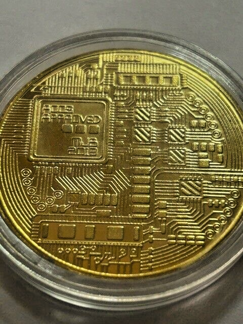 Bitcoin (gold Platted) Coin