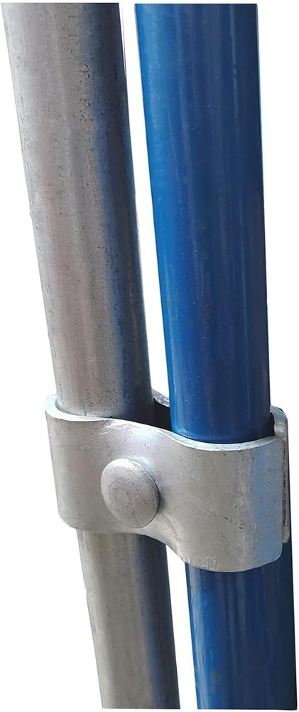 8 Rust-Proof Chain Link Fence Panel Clamps for 1-3/8" Rails - Durable Solution