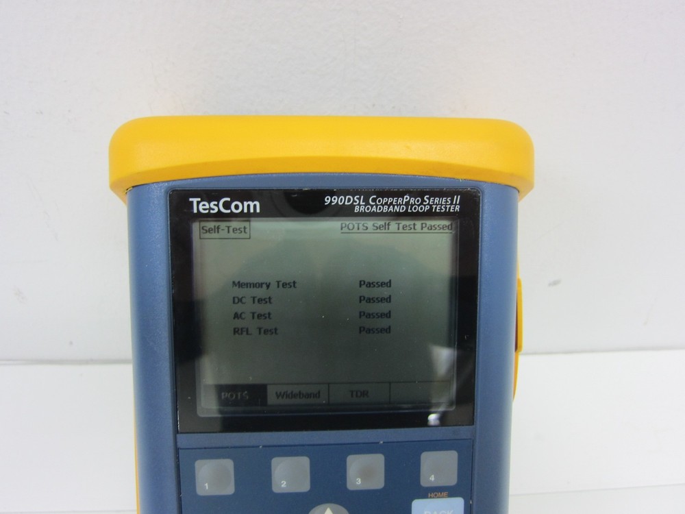 TESCOM Fluke 990DSL CopperPro BROADBAND LOOP TESTER, TDR,990LT, w/leads