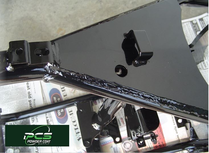 HIGH GLOSS MIRROR BLACK Powder Coating 5 LBS FREE SHIPPING