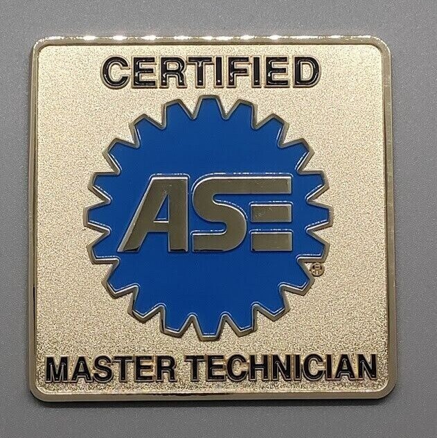 Certified Master Technician Medallion - Toolbox Magnet