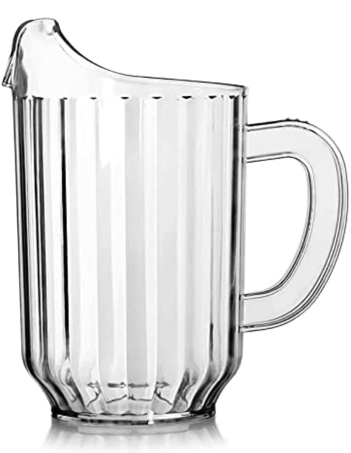 32 oz or 60 oz Clear SAN Plastic Water Pitcher BPA free