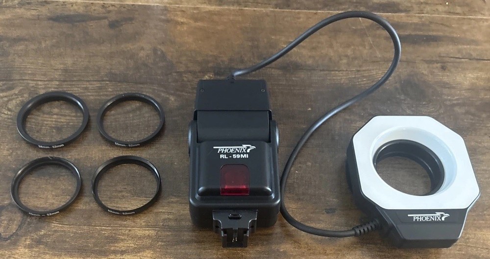 for Minolta Macro Ringlight Flash RF-59Mi TTL Macro Flash Hot Shoe