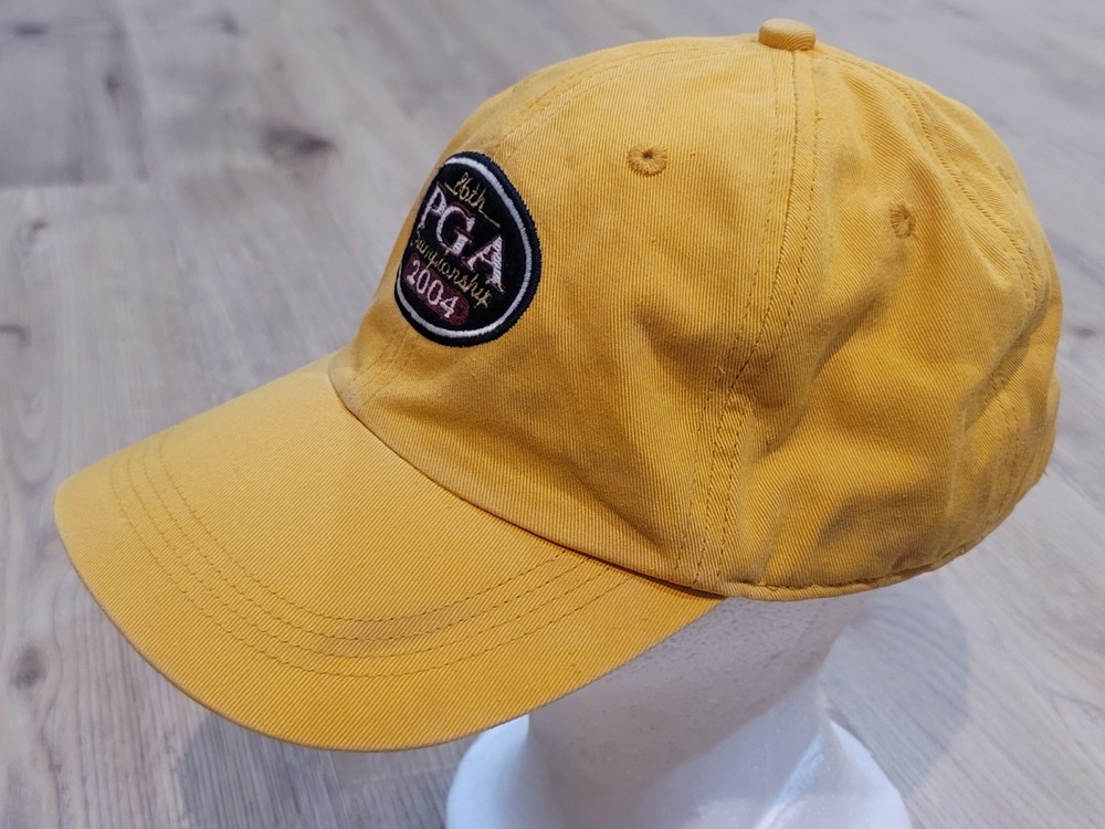 PGA 86th Championship Adjustable Yellow Cap Hat by Ahead