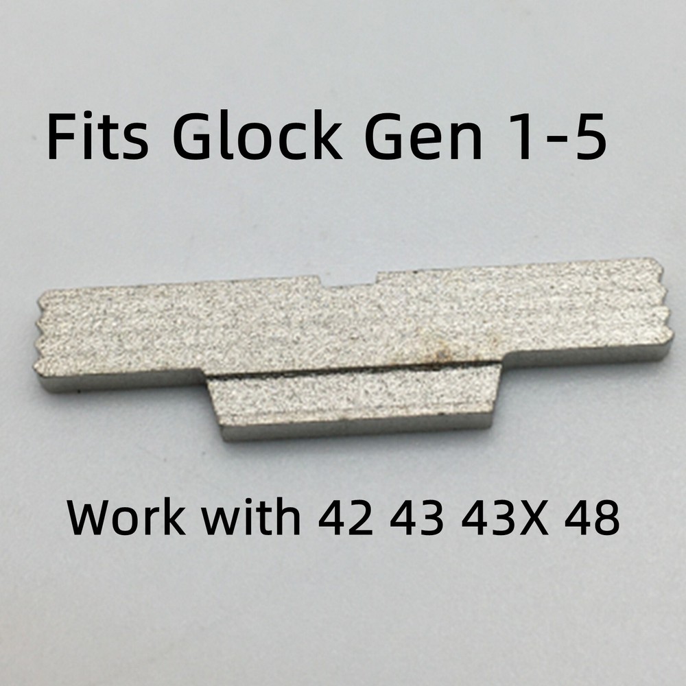 Extended Slide Lock Fits GIock Gen 1-4 Silver
