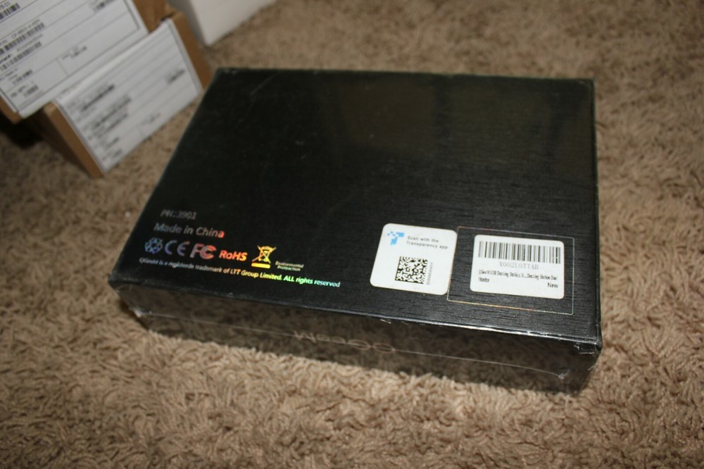 *QGeeM* DisplayLink Universal USB Docking Station Part 3901 OPEN BOX
