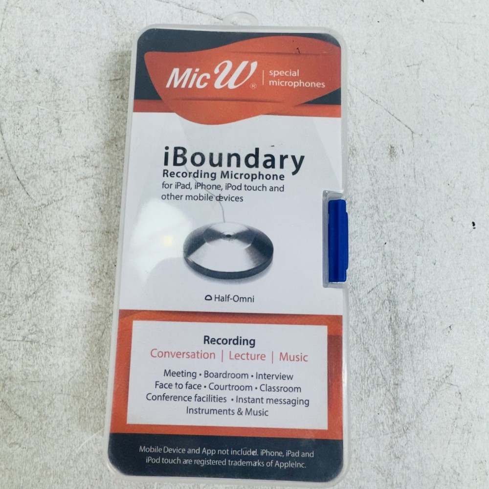 MicW iBoundary Condenser Microphone with Accessory Kit