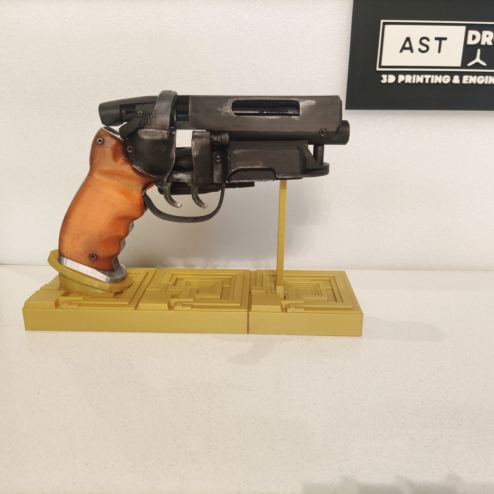 Blade Runner Deckard Blaster Prop – Weathered – Moving Parts