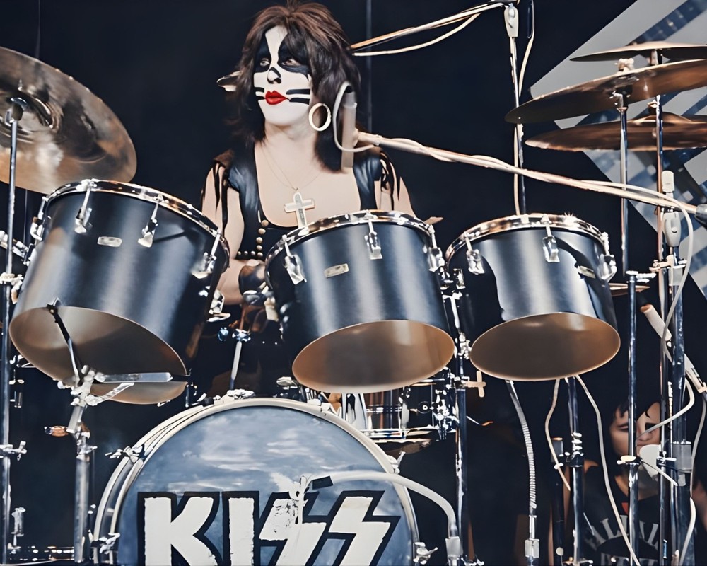 Peter Criss  KISS   8x10   11x14 Reprint