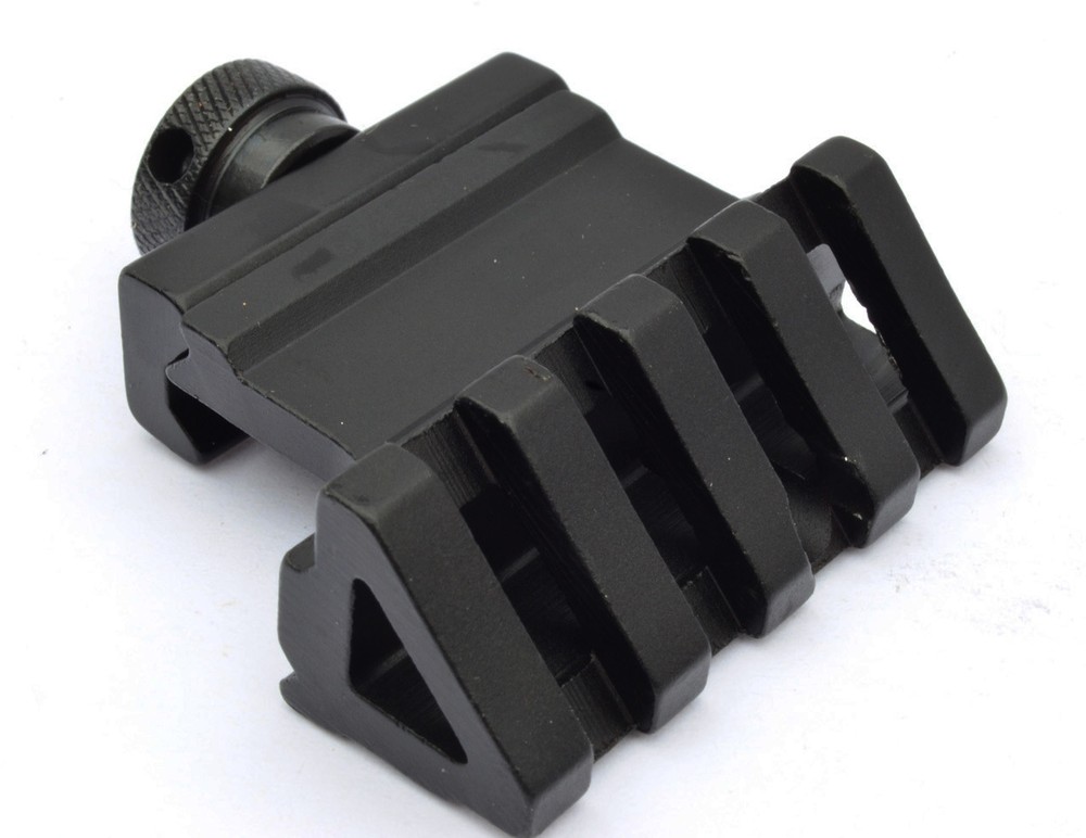 Angle 45 Degree Reflex Back Up Sight Mount Offset Picatinny Quick Screw Release