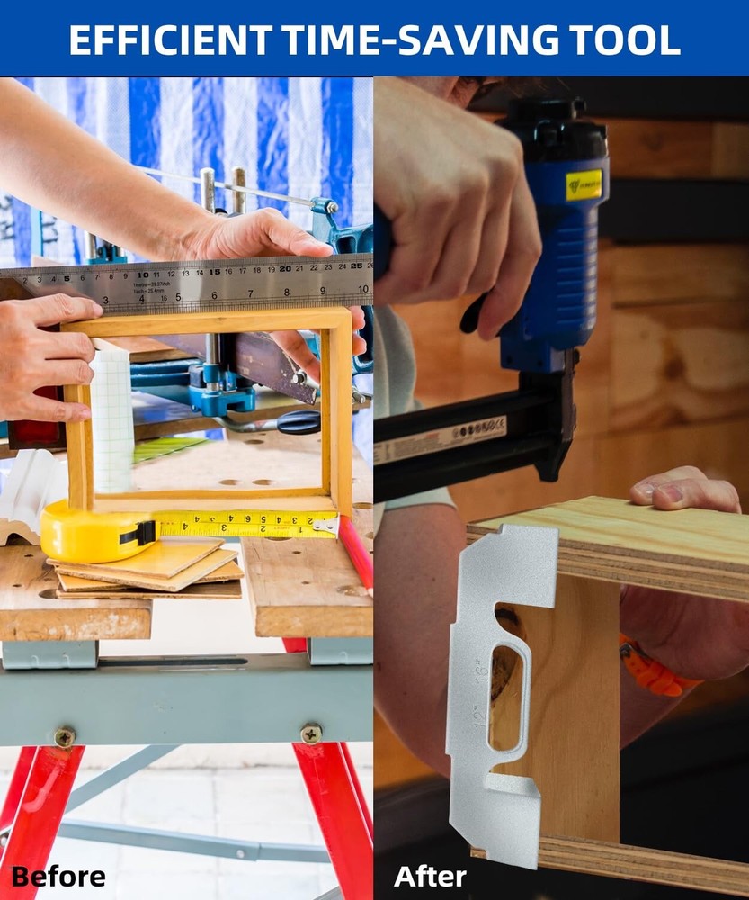 3-in-1 Stud Layout Framing Tool – Easy, Accurate, Durable Construction Aid - NEW