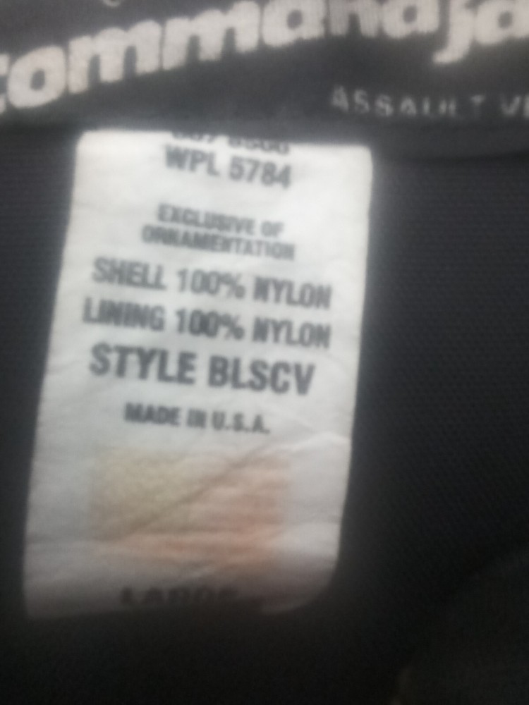 Second chance level 1 Large assault vest