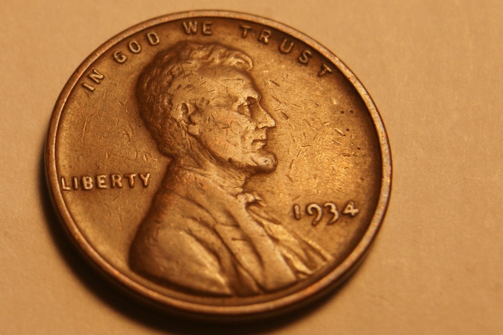 1934 P LINCOLN PENNY  4