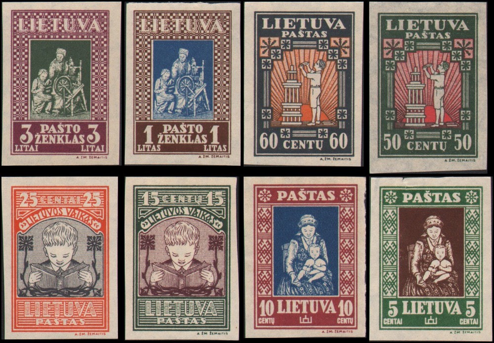 Lithuania #277C-277K NG
