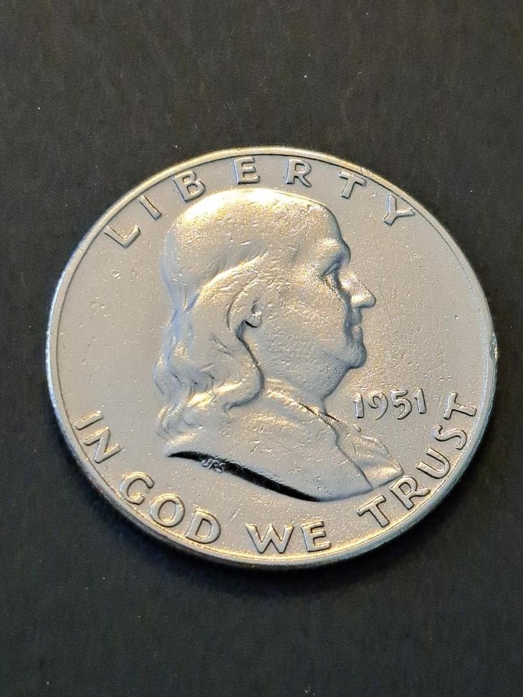 1951-S Franklin Half Dollar Coin - Nice Coin