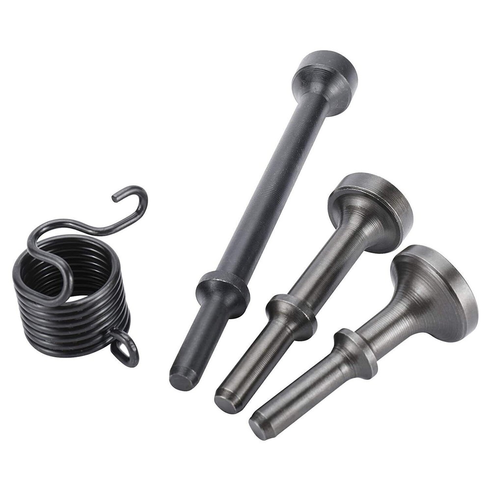 4-Pack Smoothing Pneumatic Air Hammer Bits Air Chisel Bits Tool Set with Spring