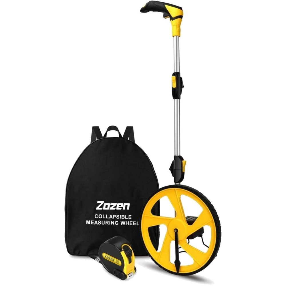 Accurate 12-Inch Measuring Wheel with Reset Function - Ideal for Professionals