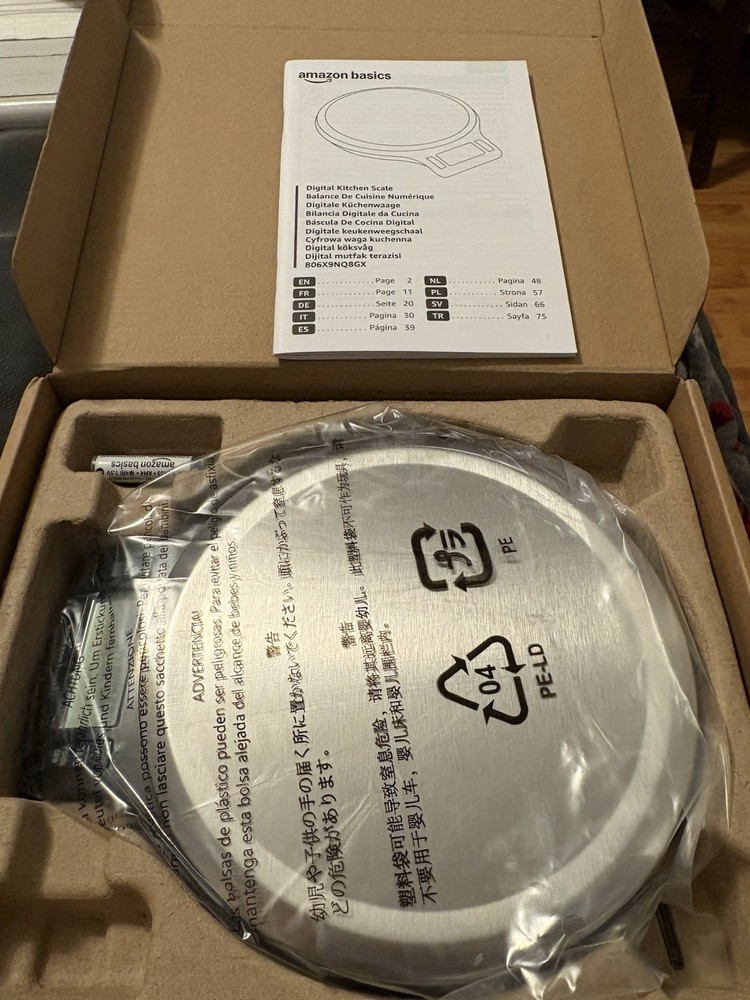 🔥Digital Kitchen Scale W/LCD Display, Tare Function, Multiple Units, NIOB