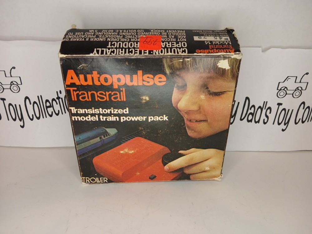 Autopulse Transrail Transistorized Model Train Power Pack Troller Untested