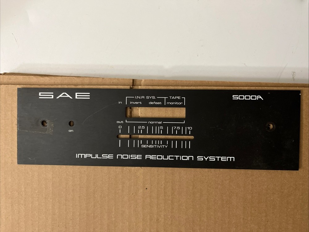 SAE Impulse Noise Reduction System 5000A Replacement Faceplate Only! Read