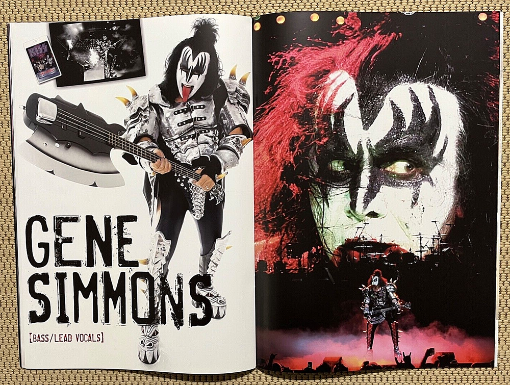 KISS Monster MonsterTour 2013 Tour book Program Kruise Ad Discography Demon Gene