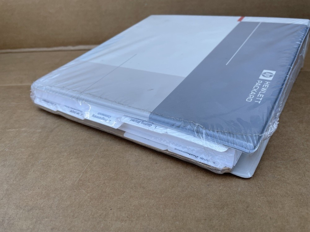 NEW SEALED HEWLETT PACKARD 83751A/B 835752A/B SYNTHESIZED SWEEPERS PROGRAM GUIDE