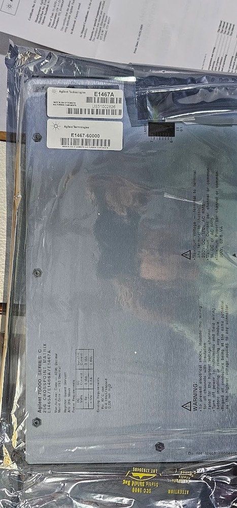 Agilent E1467A VXI Relay Matrix Module Kit E1467-80010 E1467-60000