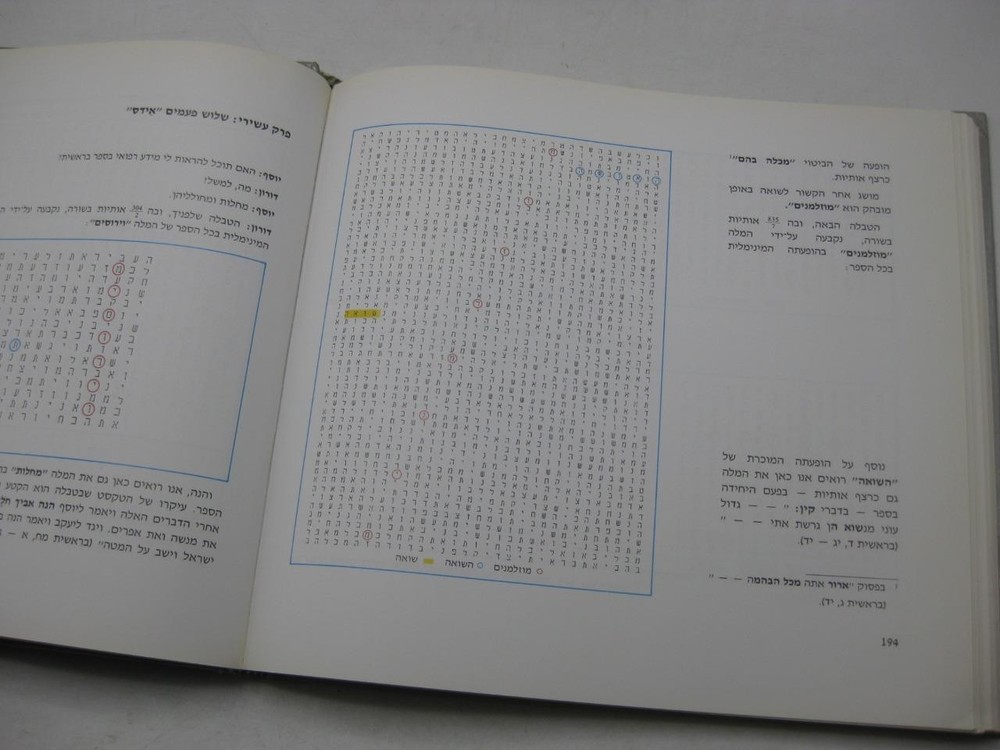 המימד הנוסף על הכתיבה הדו-מימדית בתורה דורון ויצטום BIBLE CODES Hamemad Hanosaf