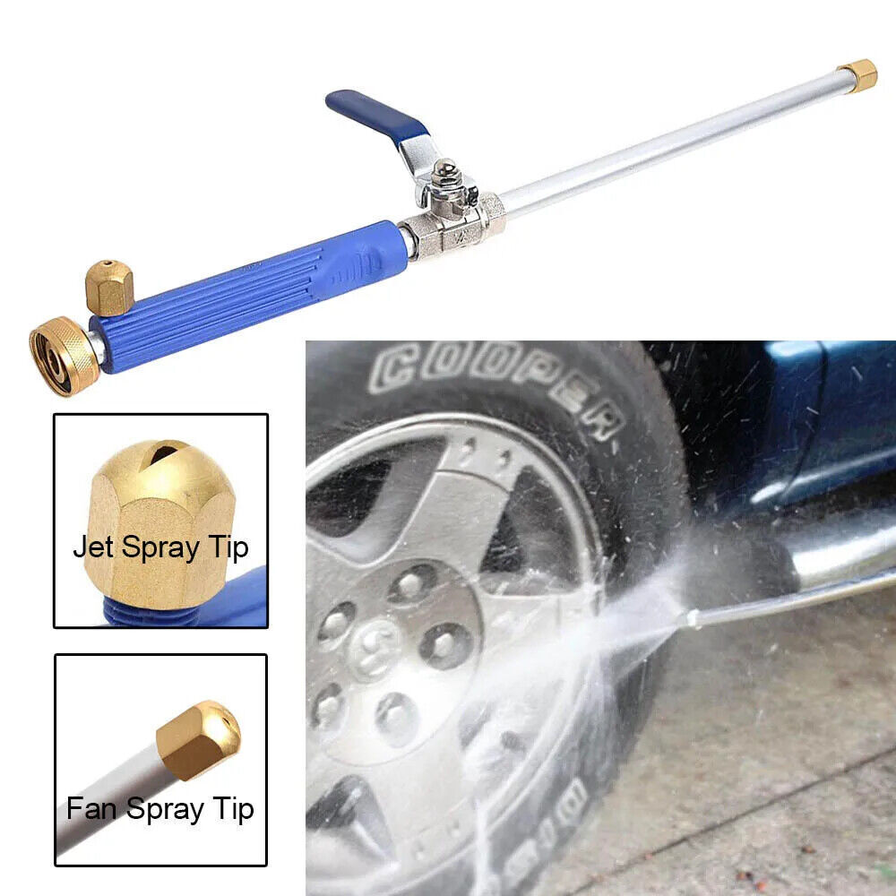 Hydro Jet High Pressure Power Washer Water Spray Gun Nozzle For Garden Car Hose
