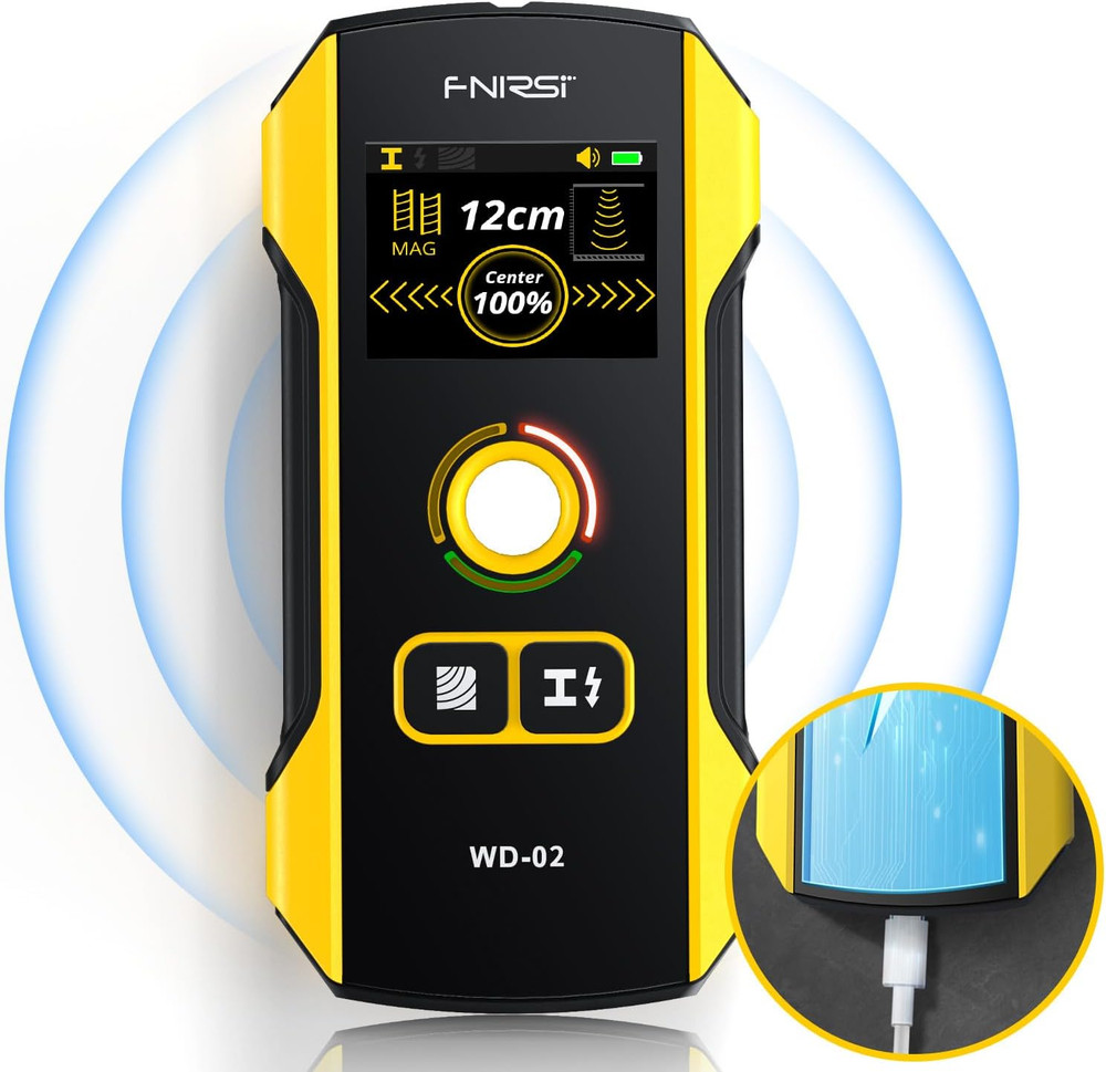 Stud Finder Wall Scanner -  Upgraded WD-02 TFT Display Electronic Stud Detector