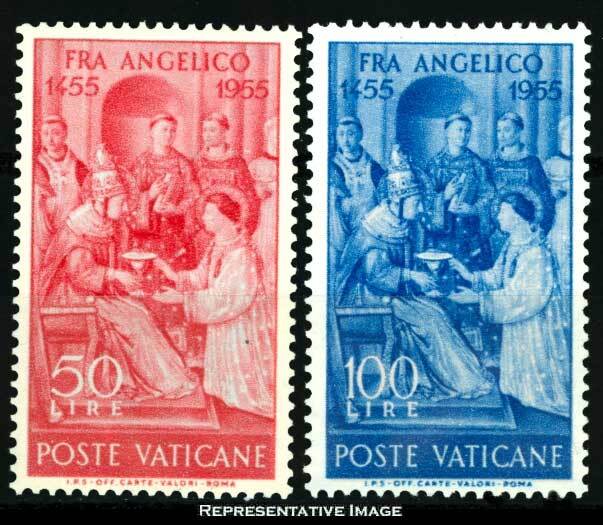 Vatican City Scott 195-196 Mint never hinged.