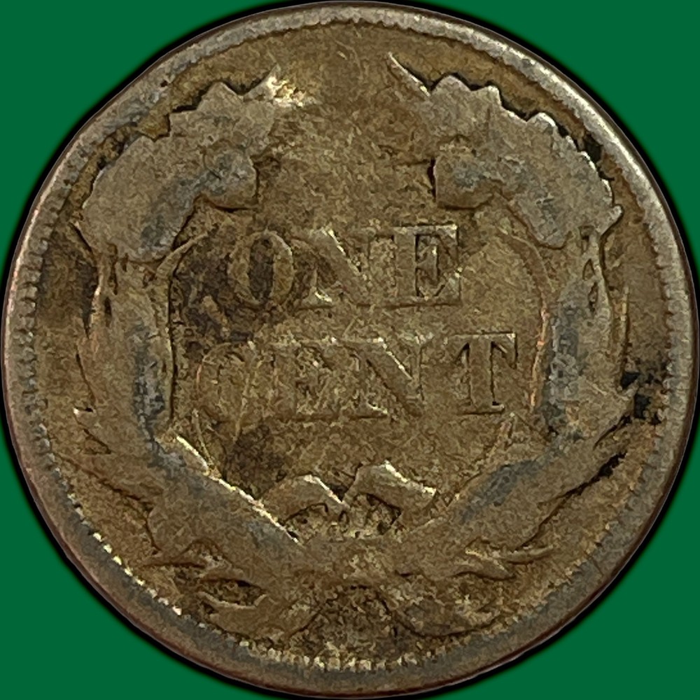 1857 Flying Eagle Cent Almost Good AG Coin #38389