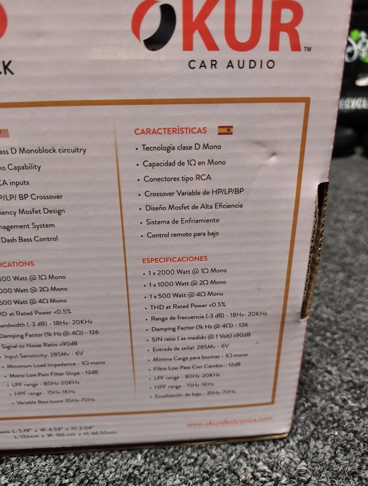 Okur Ofr2000.1D Full Range Monoblock Amplifier