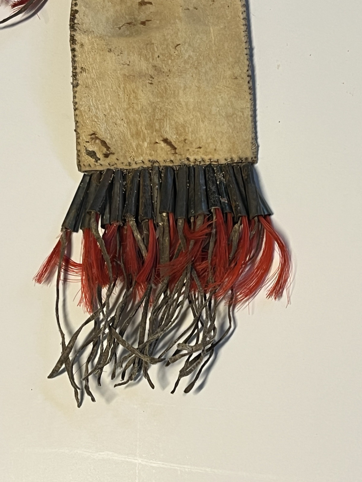 Antique Native American Indian Quilled Sheath & Knife; Late 1890's; Lot #A2