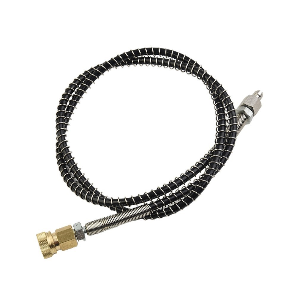 Hose with External Thread Nipple and Quick Release Connection at 36 In